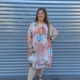 Estilo Casual Color: Tonos Rosas, Morados, Amarillos, Verdes, Azules, Rojos Y Naranjas Detalles: Vestido Corto Amapola de manga corta, estampado de flores y vuelo en la parte inferior. ¡NO TRANSPARENTA! Composición: 50% Viscosa 45% Poliéster 5% Elástico Talla única adecuada apróx. hasta 46/48