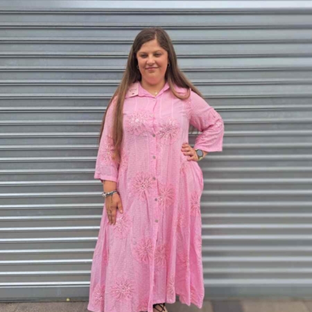 Vestido Largo Rosa