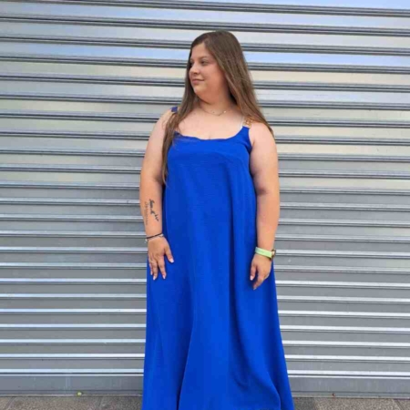 Vestido Tirantes Talla Grande Gema