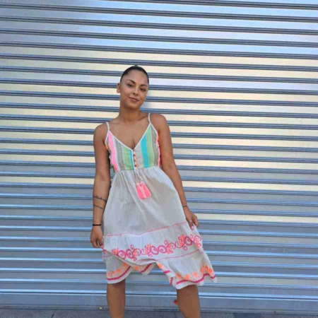 Vestido tirantes Corto Ibiza